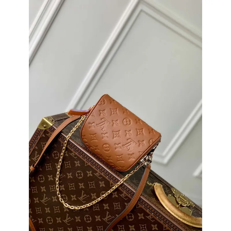 LV M82208 Louis Vuitton Mini Bumbag Monogram Empreinte Brown