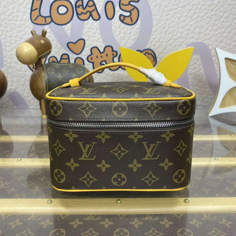 Louis Vuitton LV M12654 Nice Mini Vanity Case Monogram canvas Yellow