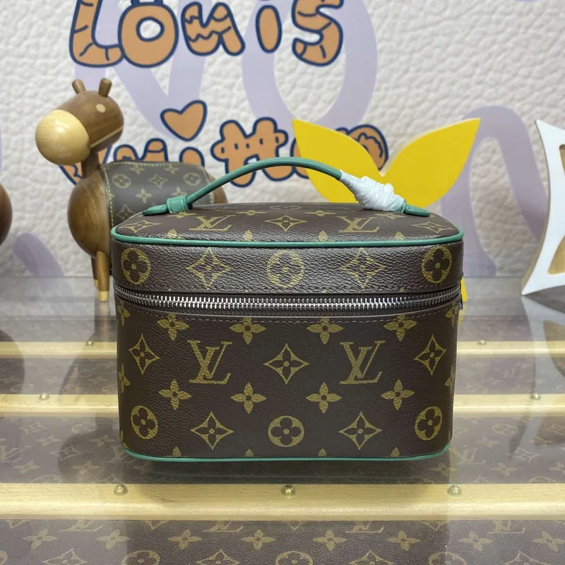Louis Vuitton LV M12647 Nice Mini Vanity Case Monogram canvas Green