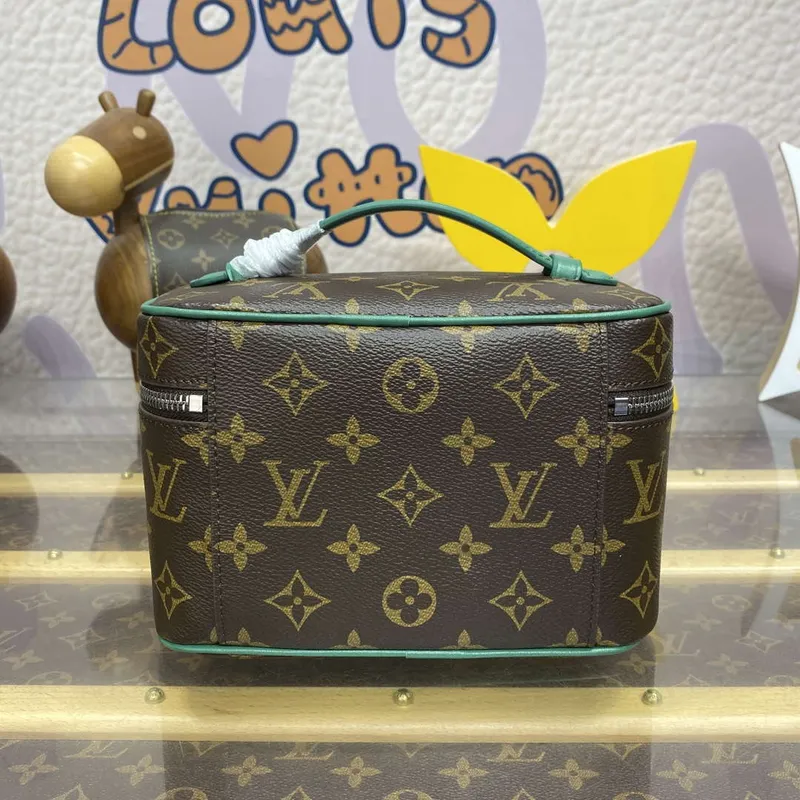 Louis Vuitton LV M12647 Nice Mini Vanity Case Monogram canvas Green