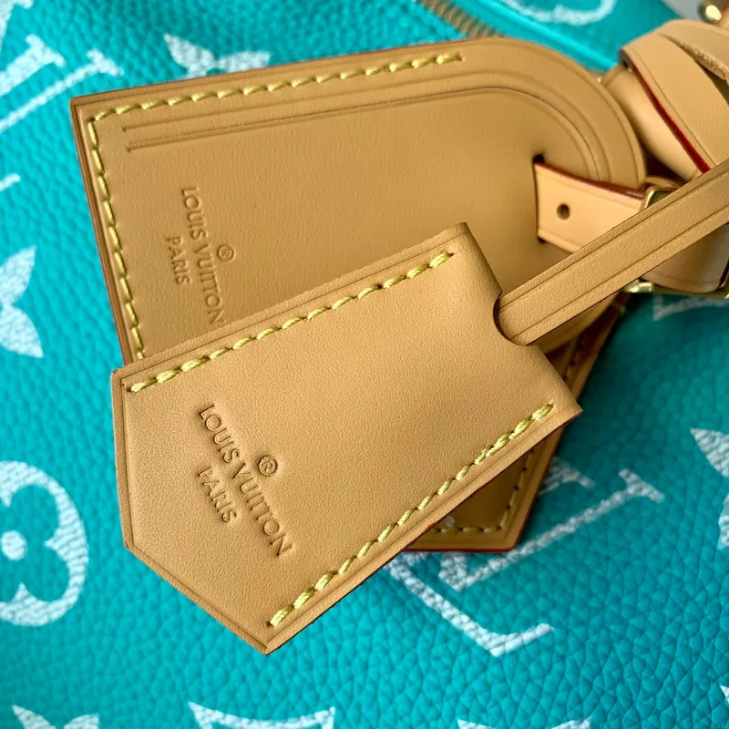 LV M11564 Louis Vuitton Speedy P9 Bandoulière 40 Bag Monogram Leather Lake Blue