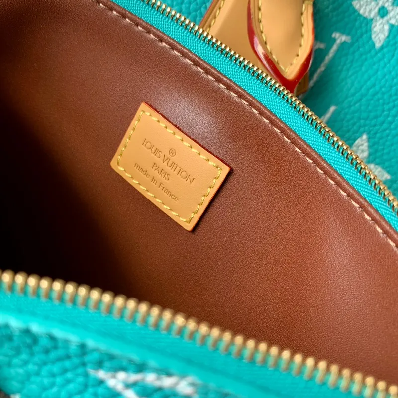 LV M11564 Louis Vuitton Speedy P9 Bandoulière 40 Bag Monogram Leather Lake Blue