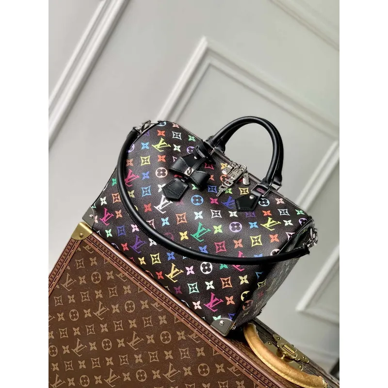 LV M13257 Louis Vuitton LV x TM Speedy Soft 30 Bag Multicolored