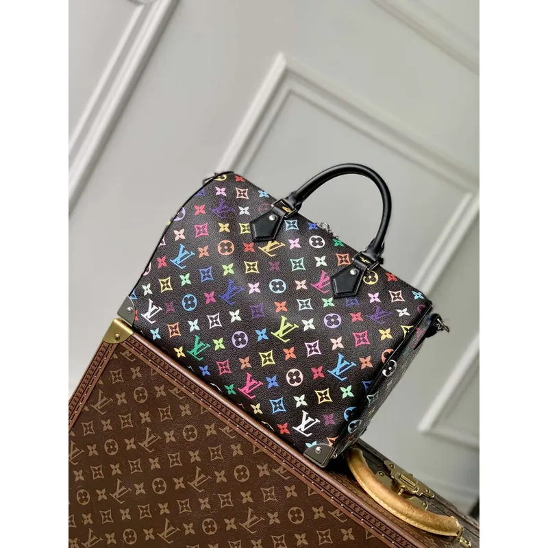 LV M13257 Louis Vuitton LV x TM Speedy Soft 30 Bag Multicolored