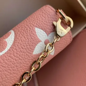 LV M61276 Louis Vuitton Felicie Pochette Bag M61276 Pink Leather