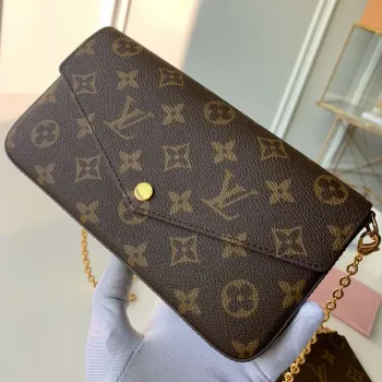 LV M81896 Louis Vuitton Felicie Pochette Bag M61276  Monogram Pink