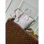 LV M12088 Louis Vuitton Blossom PM Mahina Leather Bag Brume Gray