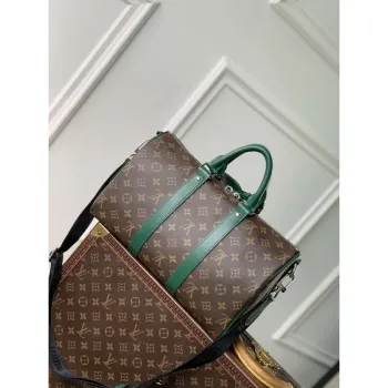 LV M12765 Louis Vuitton Keepall Bandoulière 35 Monogram Green