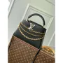 LV M12345 Louis Vuitton Capucines MM Handbag Black