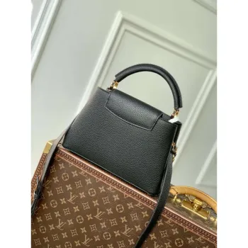 LV M12345 Louis Vuitton Capucines BB Bag Black