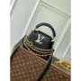 LV M12345 Louis Vuitton Capucines Mini Bag Black