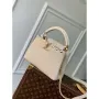 Louis Vuitton LV M12751 Capucines BB Handbag Apricot