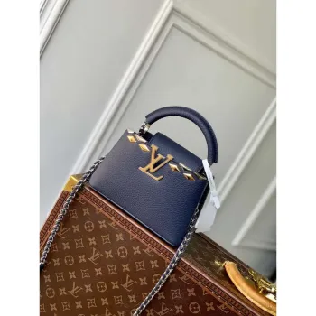 LV M12751 Louis Vuitton Capucines Mini Bag Blue
