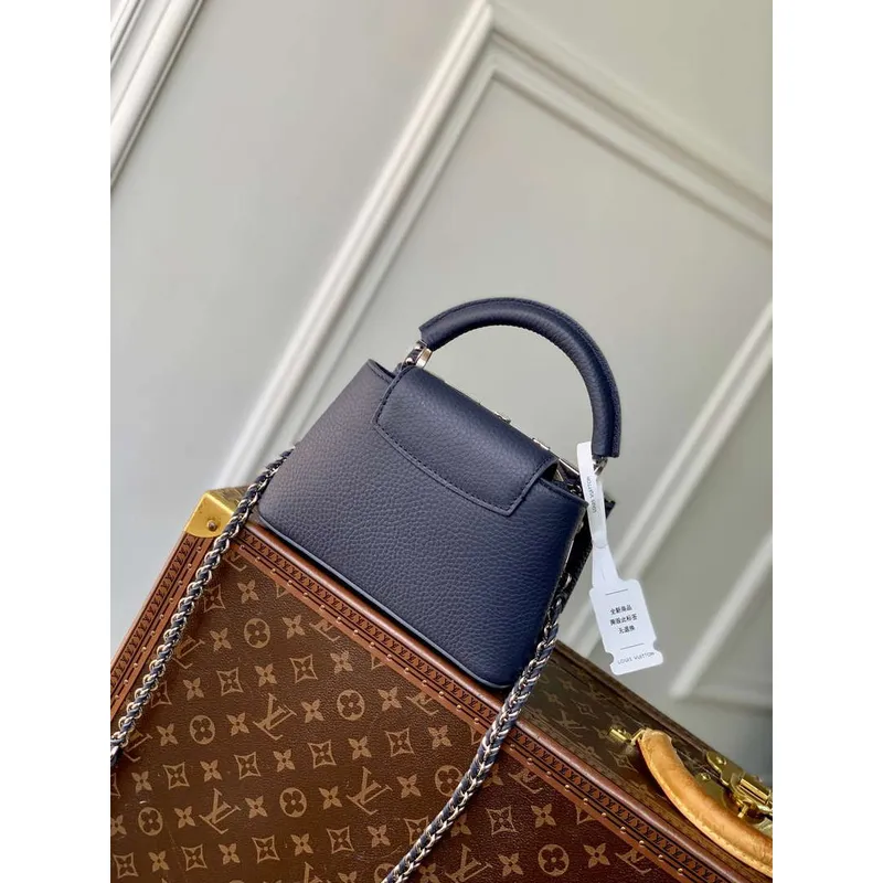 LV M12751 Louis Vuitton Capucines Mini Bag Blue