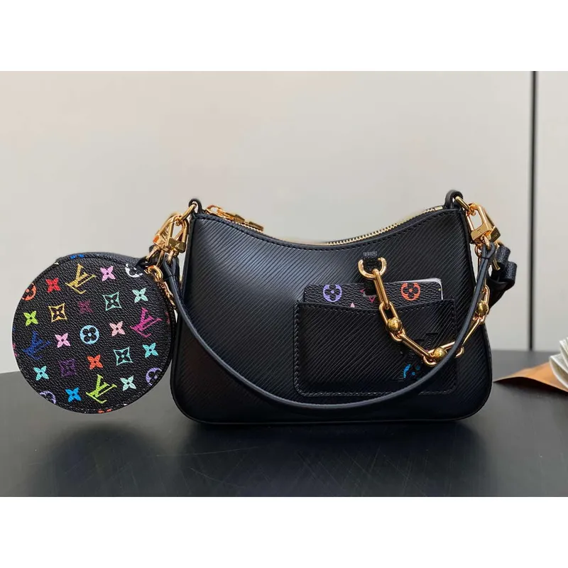 LV M13099 Louis Vuitton LV x TM Marellini Black Multicolored