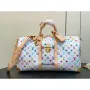 LV M13742 Louis Vuitton LV x TM Keepall Bandoulière 45 Multicolored White