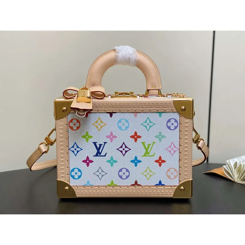 LV M13125 Louis Vuitton LV x TM Petite Valise Multicolored