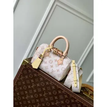 LV M24474 Louis Vuitton SPEEDY 18 LV&I Monogram White