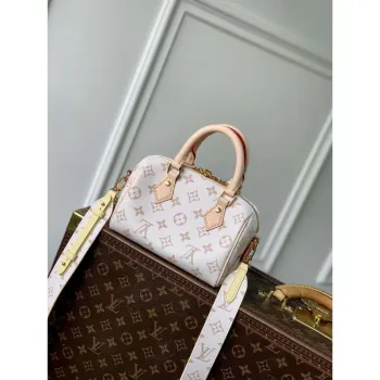 LV M24474 Louis Vuitton SPEEDY 18 LV&I Monogram White