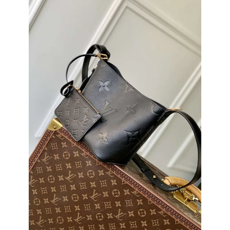 LV M13480 Louis Vuitton  All In BB Bag Monogram Empreinte leather Black