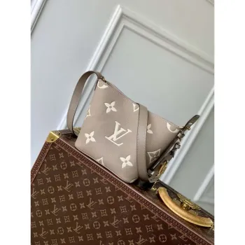 LV M13045 Louis Vuitton  All In BB Bag Bicolor Monogram Empreinte leather Cream