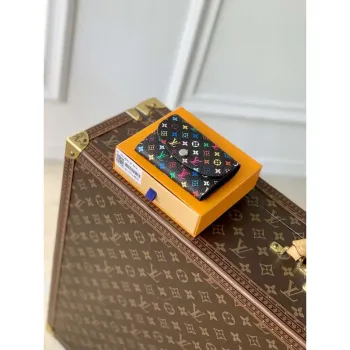 LV M13399 Louis Vuitton LV x TM Rosalie Coin Purse Multicolored Black