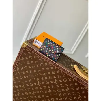 LV M14163 Louis Vuitton LV x TM Victorine Wallet Multicolored Black