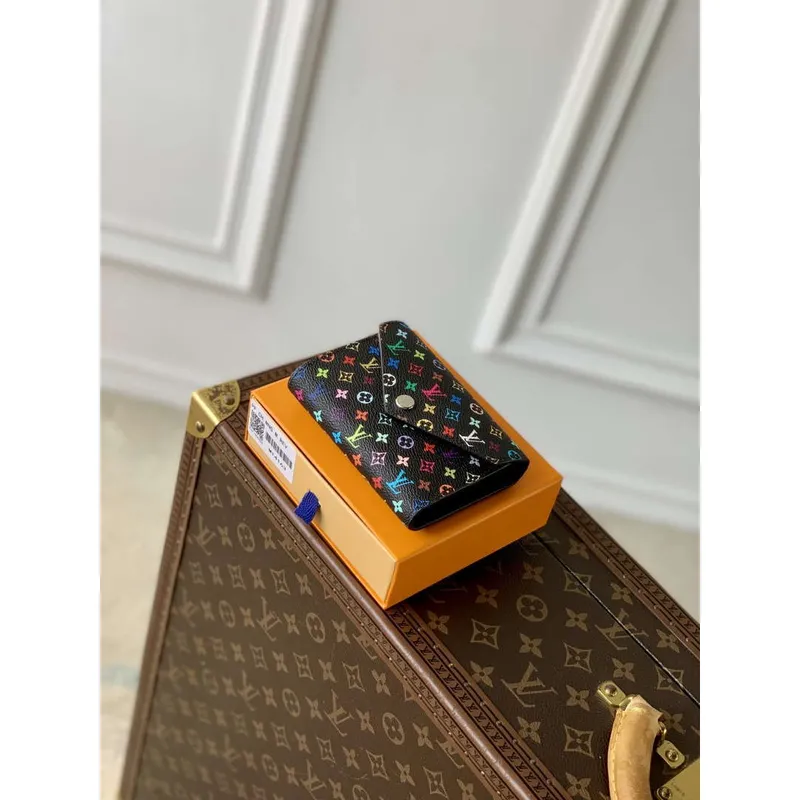 LV M14163 Louis Vuitton LV x TM Victorine Wallet Multicolored Black
