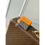 LV M13664 Louis Vuitton LV x TM Key Pouch Other Monogram Canvas Black Multicolored
