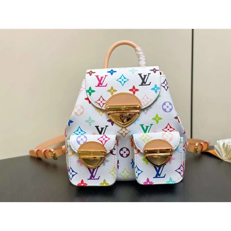 LV M13081 Louis Vuitton LV x TM Venice Backpack Multicolored Othre Monogram canvas