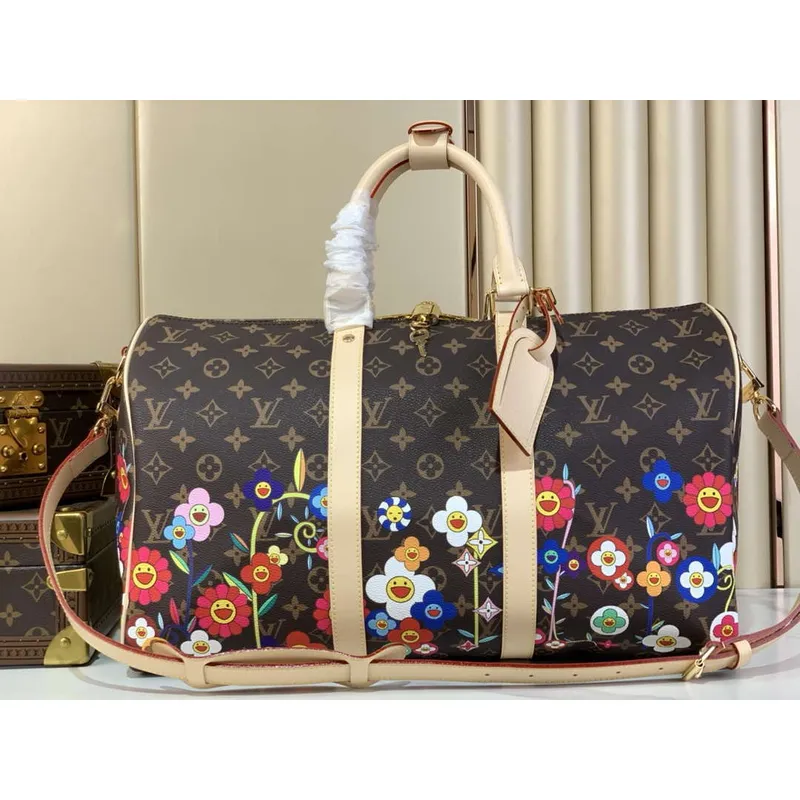 LV M14182 Louis Vuitton LV x TM Keepall Bandoulière 45 Monogram