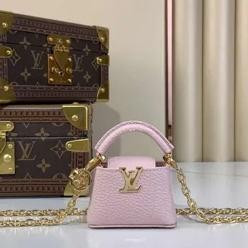 LV M48865 Louis Vuitton Capucines Micro Bag Pink