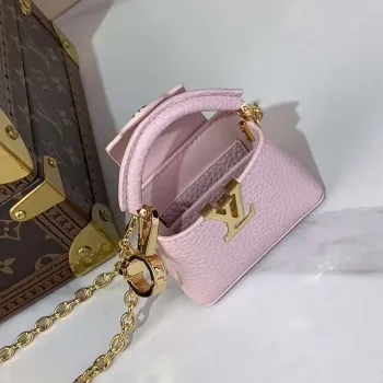 LV M48865 Louis Vuitton Capucines Micro Bag Pink