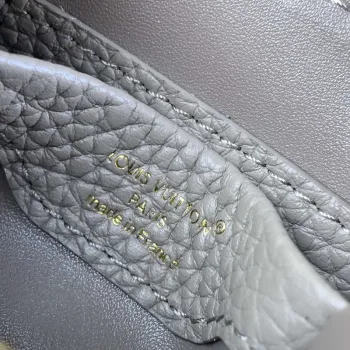 LV M48865 Louis Vuitton Capucines Micro Bag Gray
