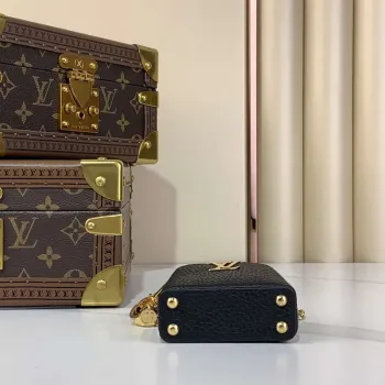 LV M02132 Louis Vuitton Capucines Micro Bag Black