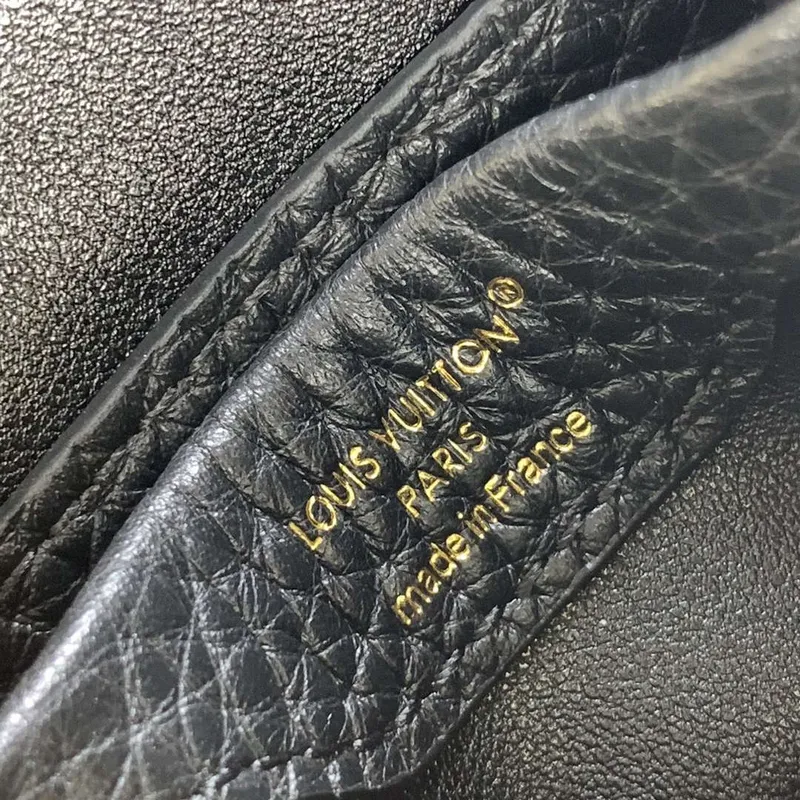 LV M02132 Louis Vuitton Capucines Micro Bag Black