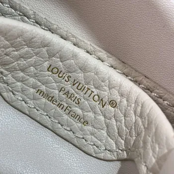LV M02132 Louis Vuitton Capucines Micro Bag White