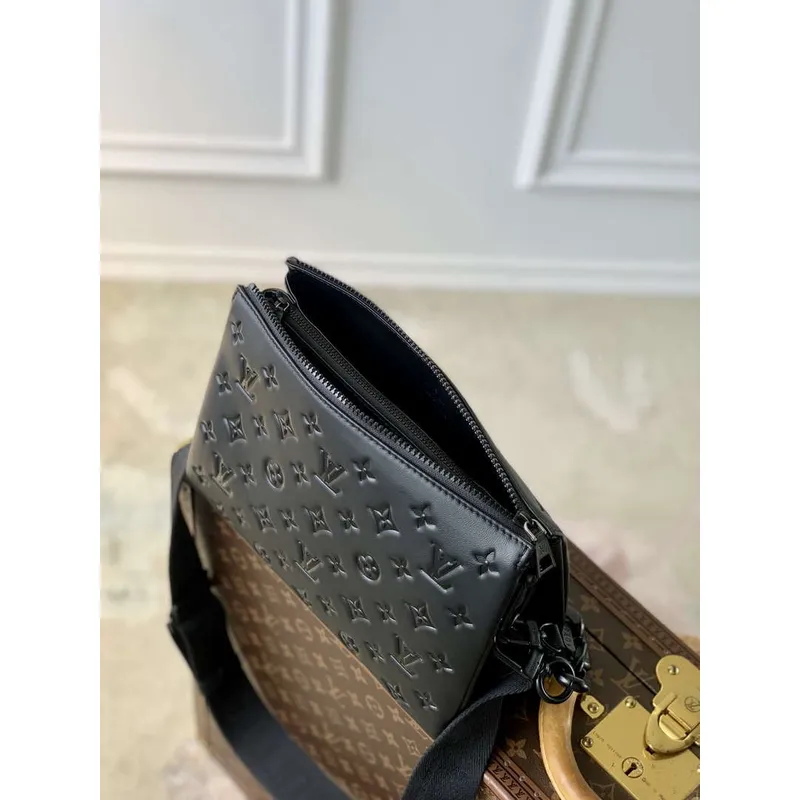 LV M11370 Louis Vuitton Coussin PM Handbag Black