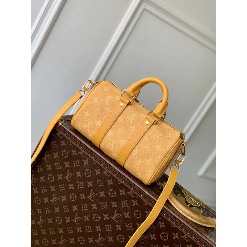 LV M13166 Louis Vuitton Keepall Bandoulière 25 Bag Yellow