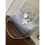 LV M12067 Louis Vuitton Keepall Bandoulière 45 Travel Bag Frost