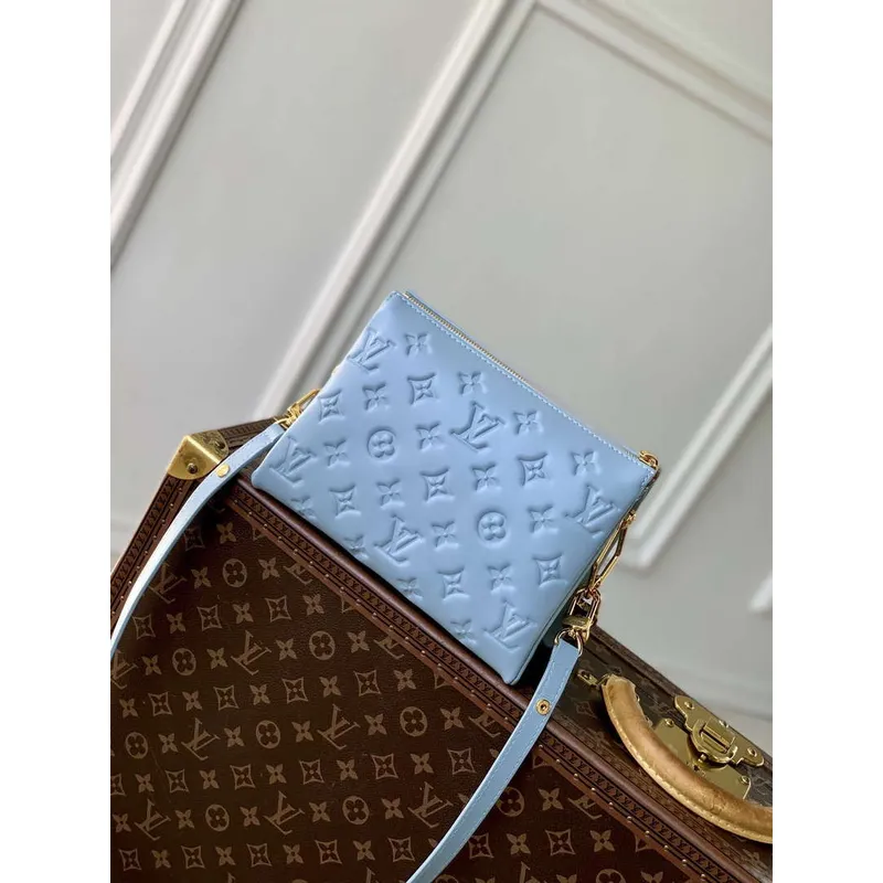 LV M24338 Louis Vuitton Coussin BB Handbag Blue