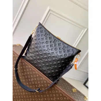 LV M12068 Louis Vuitton Coussin Hobo MM Bag Black