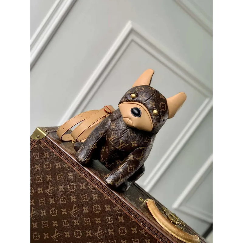 LV M12617 Louis Vuitton Pooch Bag Monogram coated canvas