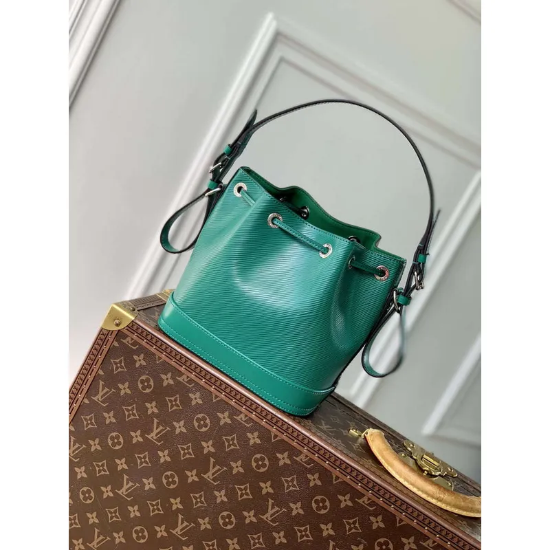 LV M12603 Louis Vuitton Noé BB Bucket Bag Borneo Green