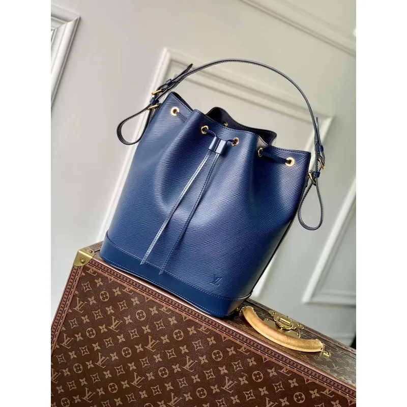LV M24932 Louis Vuitton Noé MM Bucket Bag Blue