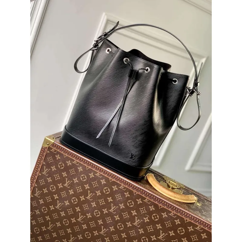 LV M24932 Louis Vuitton Noé MM Bucket Bag Black