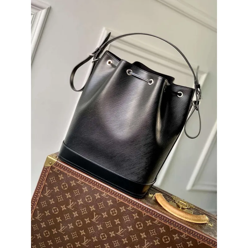LV M24932 Louis Vuitton Noé MM Bucket Bag Black