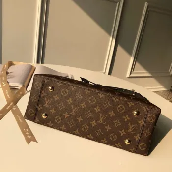 LV M43550 Louis Vuitton Flower Tote Monogram Black