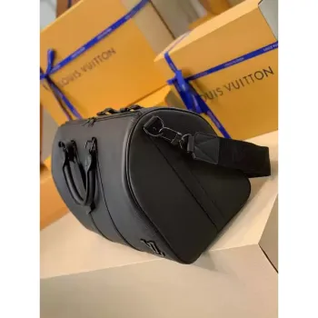 LV M57088 Louis Vuitton Keepall Bandoulière 42 Keepall Bandoulière LV Aerogram Black