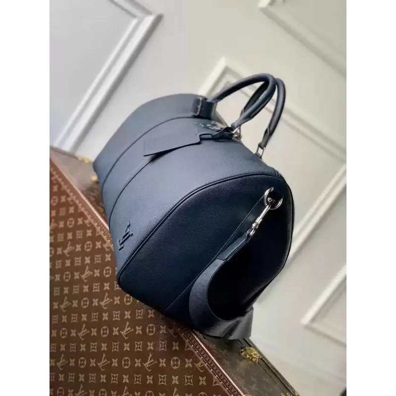 LV M23727 Louis Vuitton Keepall Bandoulière 50 Keepall Bandoulière LV Aerogram Navy Blue